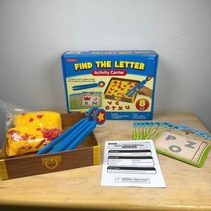 Lakeshore Find The Letter Activity Center Kids LC742 Sensory Tactile Alphabet